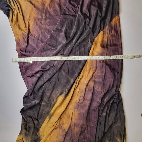 NWT Zara Tie-Dye Earth Tones Relaxed Flowy Limited Edition Maxi Dress Sz Small - Picture 5 of 10